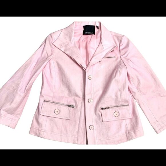 Bubblegum pink Denim jacket - Picture 1 of 6